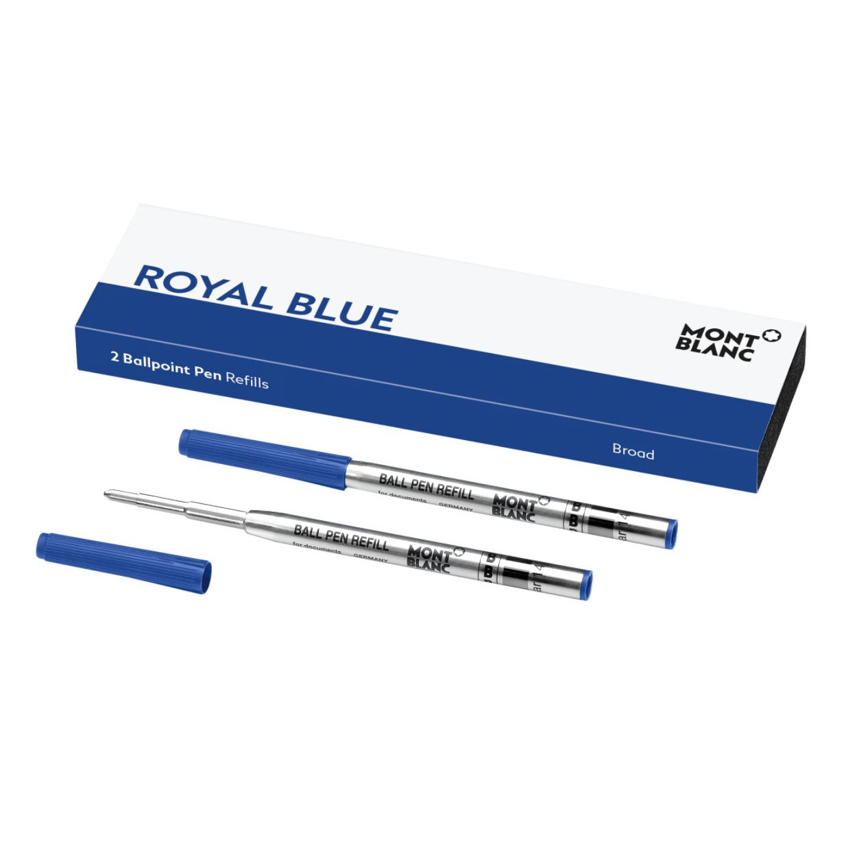 Montblanc - 2 x Ballpoint Pen Refills (B) Royal Blue